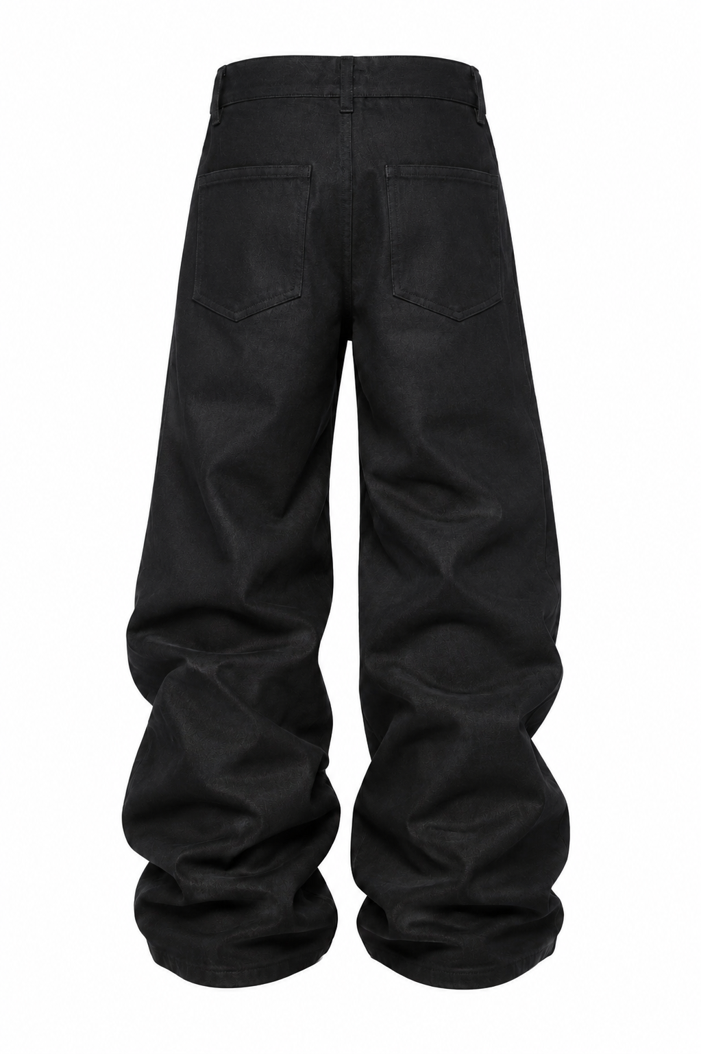BLACK FLARE DENIM WAX