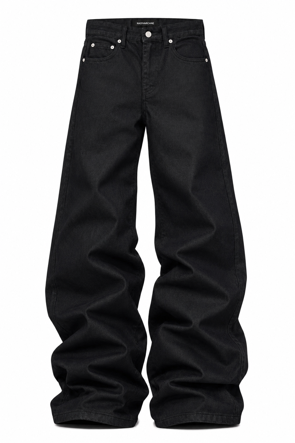 BLACK FLARE DENIM WAX