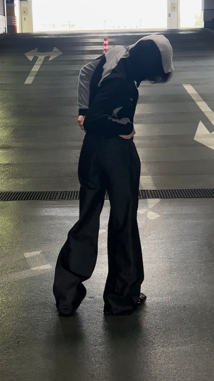 BLACK FLARE DENIM