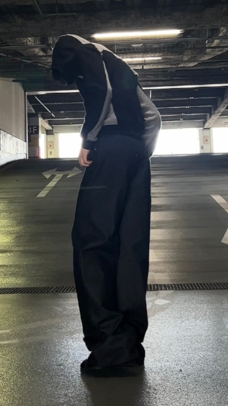 BLACK FLARE DENIM