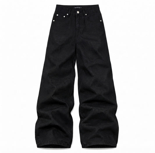 BLACK FLARE DENIM